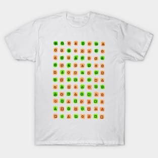 Abstract geometrical colorful pattern T-Shirt